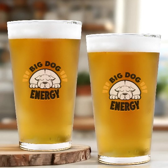 Big Dog Energy Glass Cups