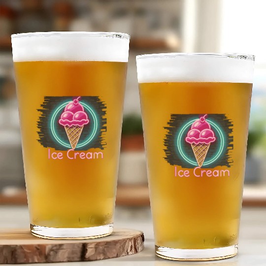 Neo Ice Cream – Cool & Colorful Glass Cups