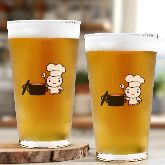 Bird Chef Cooking Pot Duck Delicious Hunger Food Glass Cups