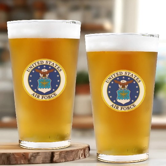 US Air Force 5 Glass Cups