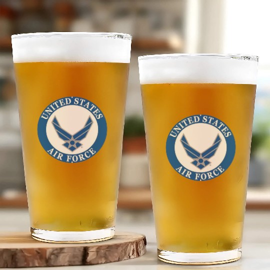 US Air Force 19 Glass Cups