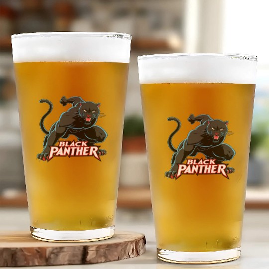 Black Panther. Glass Cups
