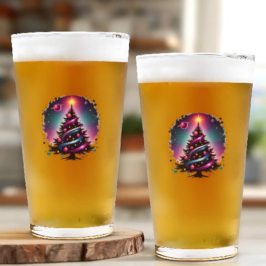 Galactic Tree of Life Glass Cups