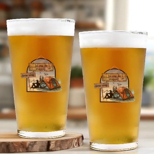 Lone Wolf Retreat Glass Cups