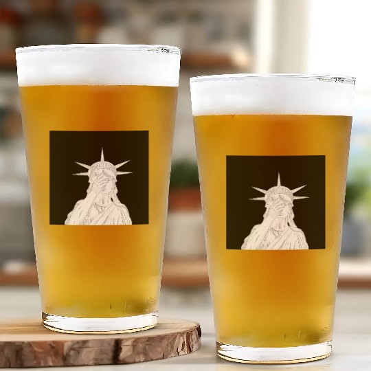 Oh the shame Statue of Liberty US for sale chaos Glass Cups