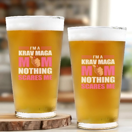 Krav Maga Mom Israel Martial Arts Glass Cups