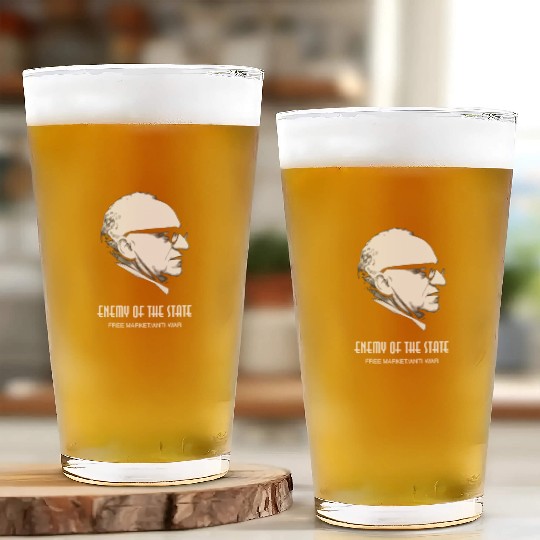 Freedom Liberty Capitalism Libertarian Anarchy Glass Cups