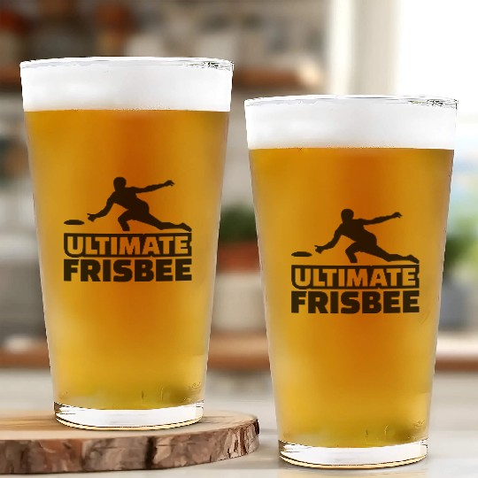Ultimate Frisbee Glass Cups