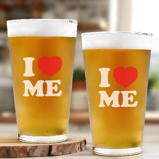 I Love Me Glass Cups