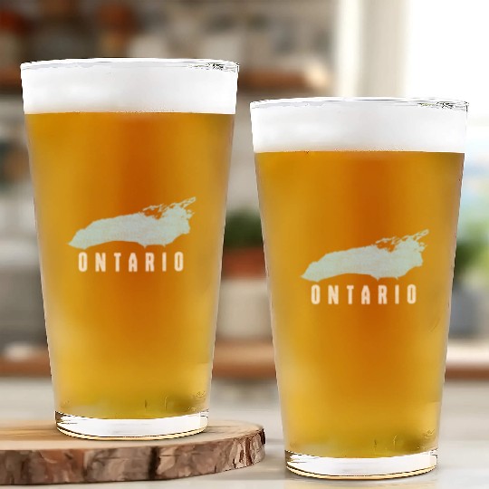 Lake Ontario Great Lakes Glass Cups