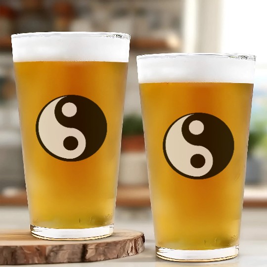 jing jang (Ying Yang) Glass Cups