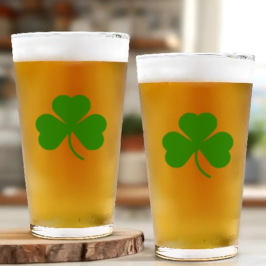 Shamrock - St. Patrick's Day Glass Cups