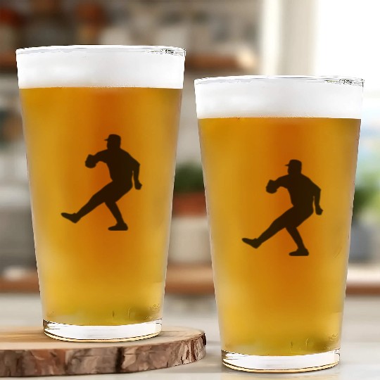baseball pitcher Glass Cups