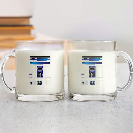 R2D2 Glass Mugs