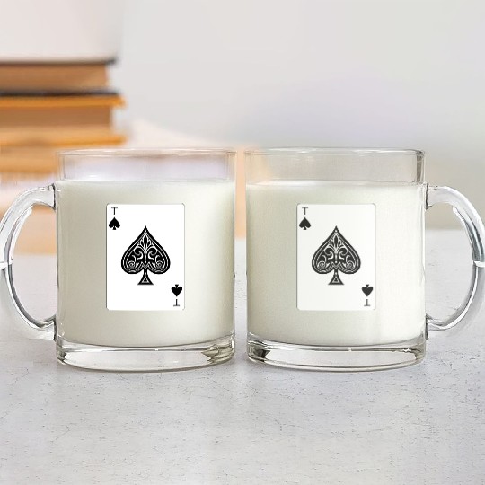 Trump Card Glass Mugs