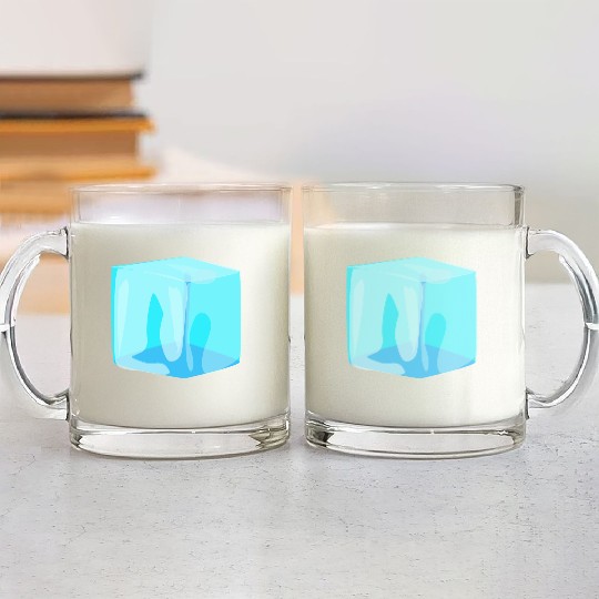 Ice Cube Glass Mugs