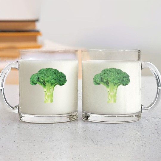 Broccoli Glass Mugs