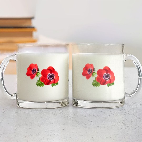 flowers lilies tulips orchids sunflower dahlia ger Glass Mugs