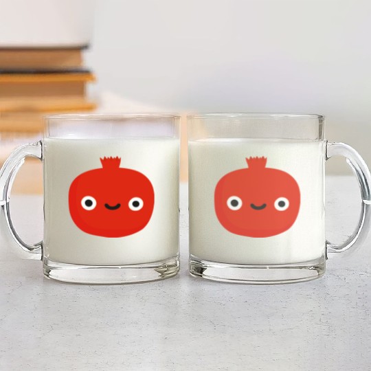Pomegranate Glass Mugs