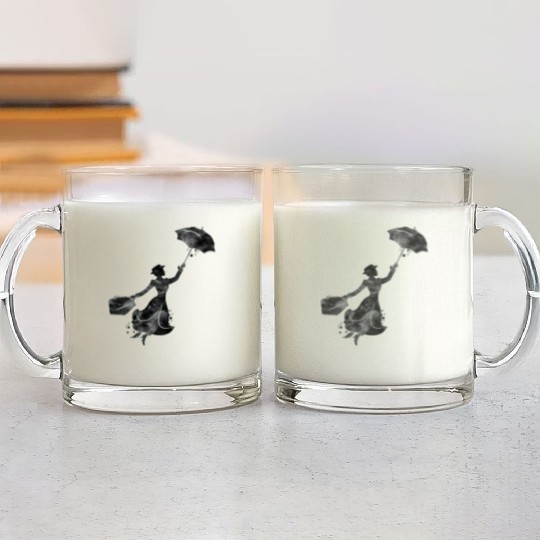 Mary Poppins Glass Mugs