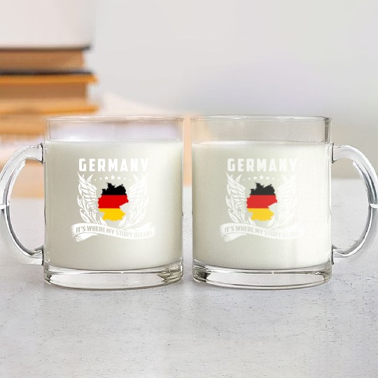 Germany - Germany is where my story begins Glass Mugs