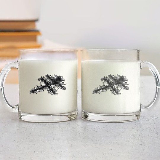 Griswold Christmas Cat Glass Mugs