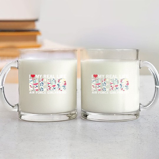 Air force Girlfriend Glass Mugs!