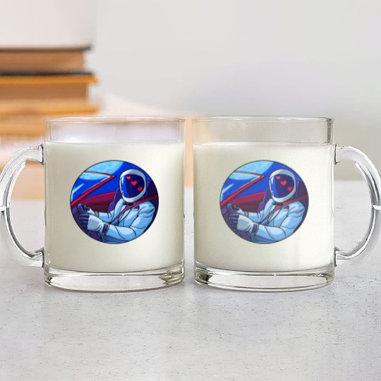 SpaceX Tesla Starman Glass Mugs