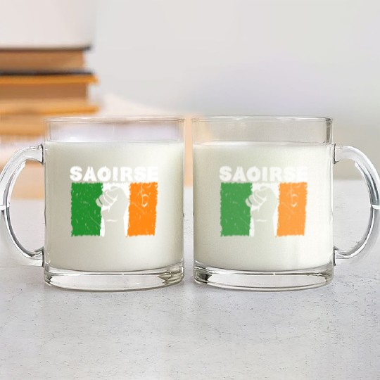 Saoirse Irish Republican Conservative Capitalist I Glass Mugs