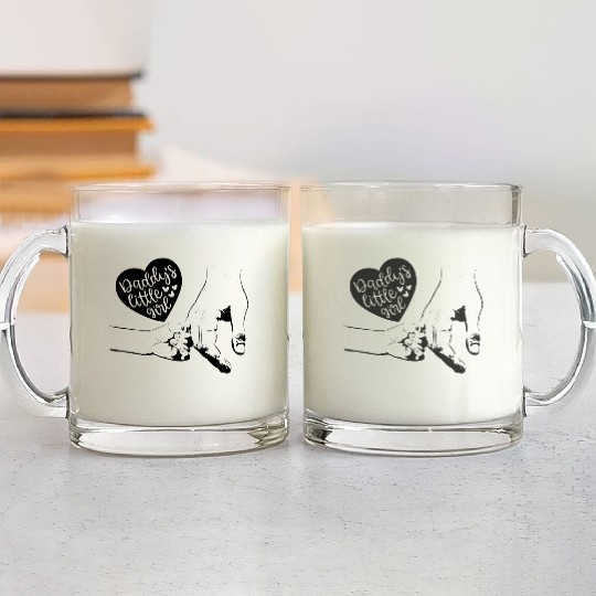 daddy little girl,daddy daughter Glass Mugs,daddy&me