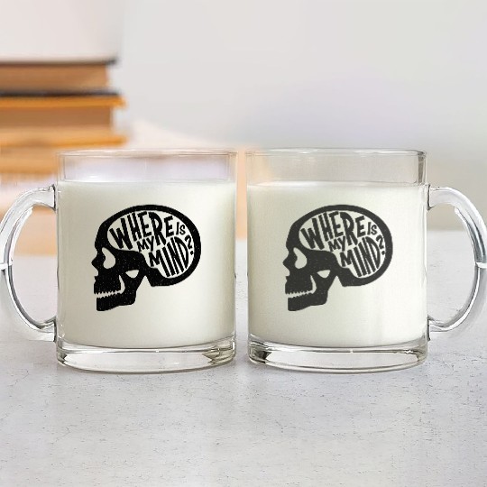 Where is my Mind - Fight Club Glass Mugs