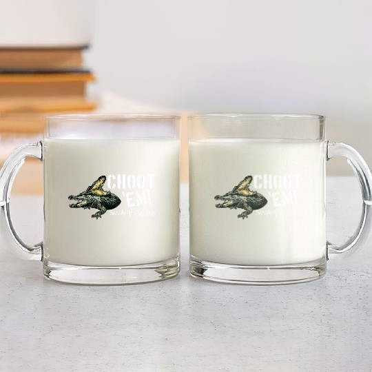 Swamp People Choot Em birthday christmas gift Glass Mugs