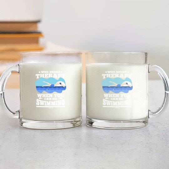 To swim Glass Mugs