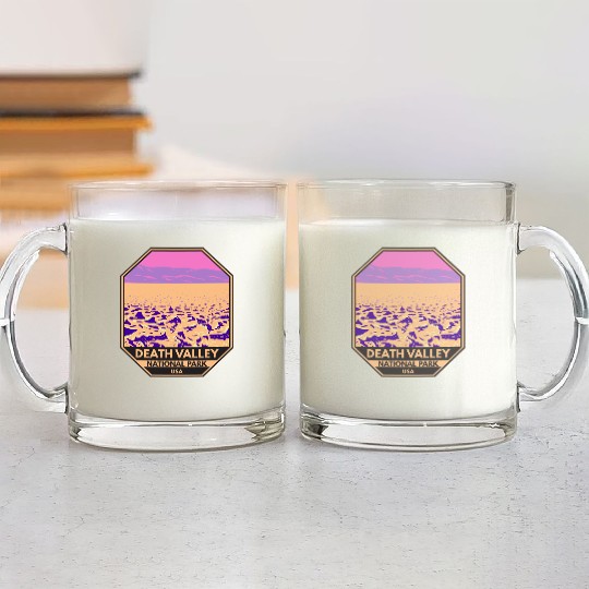 Death Valley National Park Devil’s Golf Course Glass Mugs