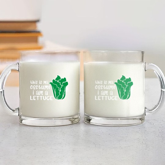 I Am A Lettuce Funny Glass Mugs