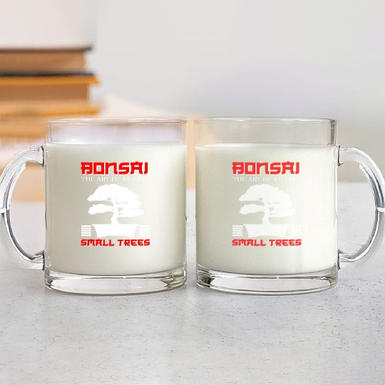 Bonsai Tree Meditation Nature Lover Glass Mugs