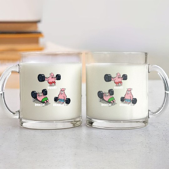 Majin Buu vs Patrick - Funny Anime Gym Glass Mugs