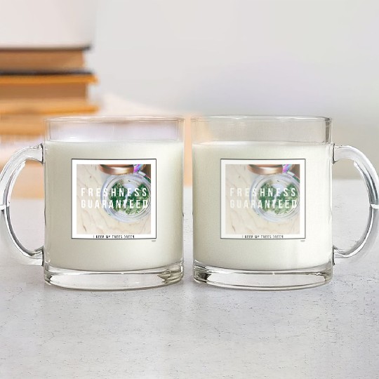 Freshness Broccoli Glass Mugs 1