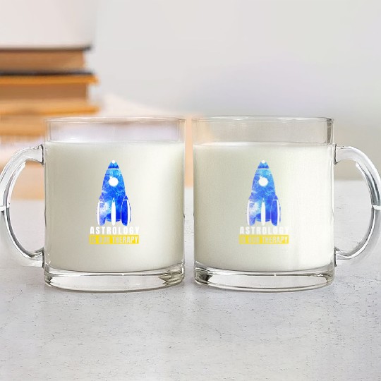 Abstract Delightful Rocket Of Cheerful Astro Quote Glass Mugs