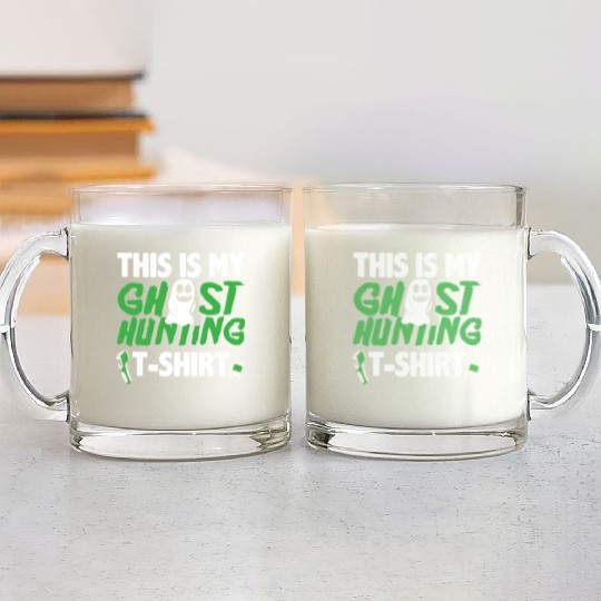 Ghost Hunting Glass Mugs
