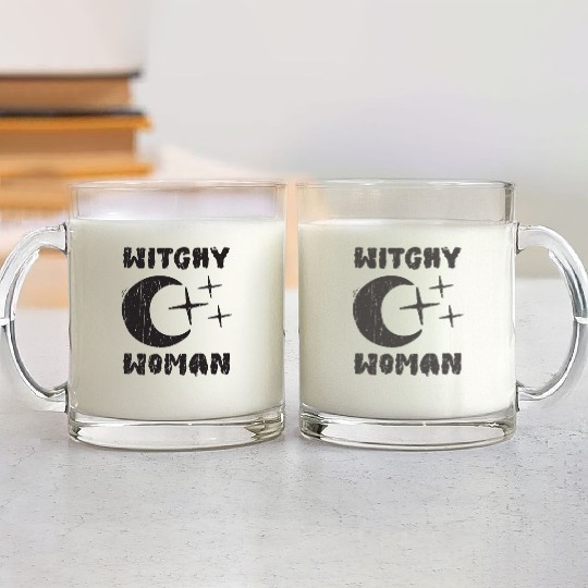 Witchy Woman - magic halloween Glass Mugs