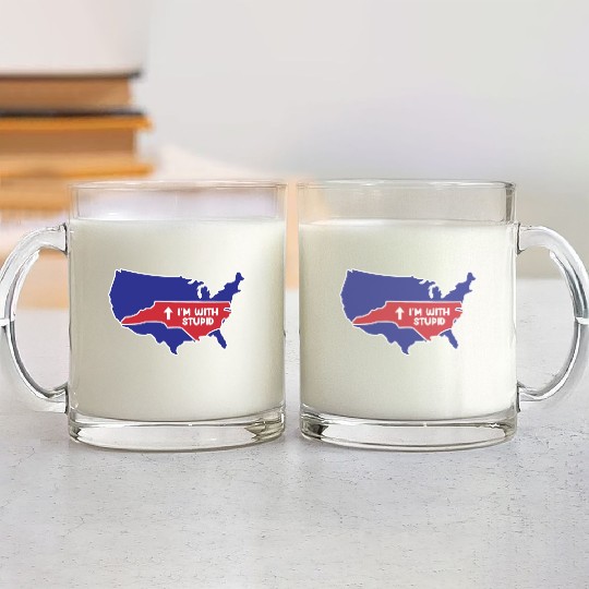 North Carolina for patriotic North Carolinians Glass Mugs