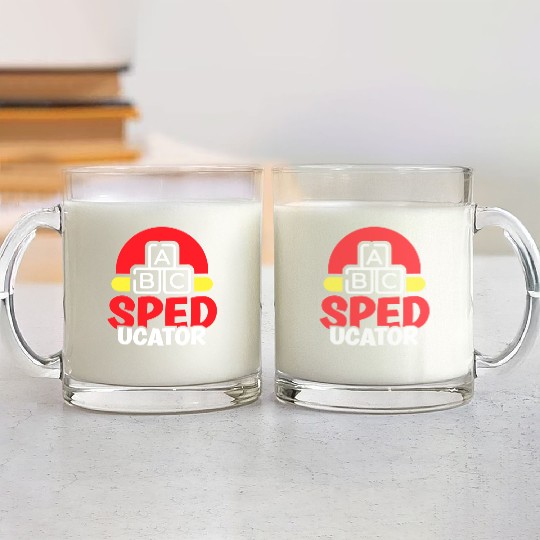 Speducator Sped Special Education Teacher Cute Glass Mugs