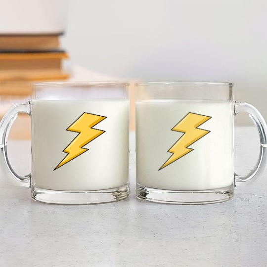 Bolt of lightning, lightning, bolt Glass Mugs