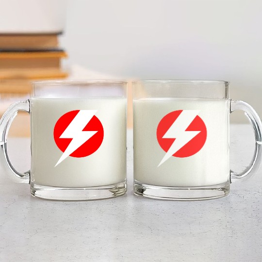 Lightning Bolt Glass Mugs