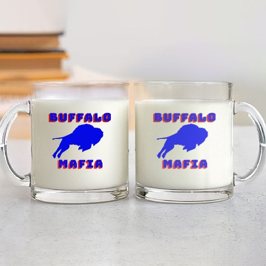 Bills Mafia Makes A Great For Buffalo Sports Fan Glass Mugs