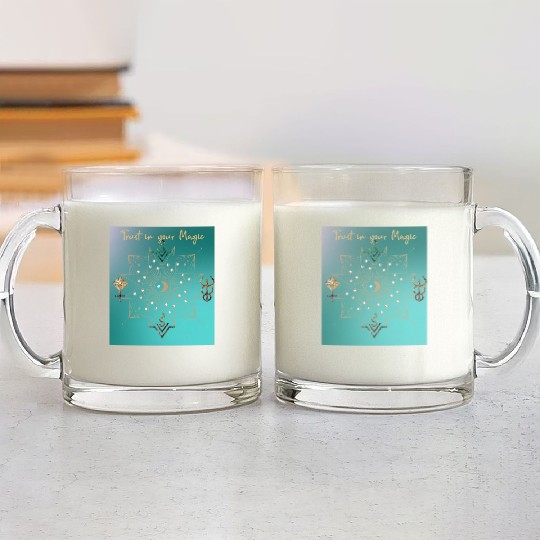Celestial Trust in your Magic Emerald Glass Mugs