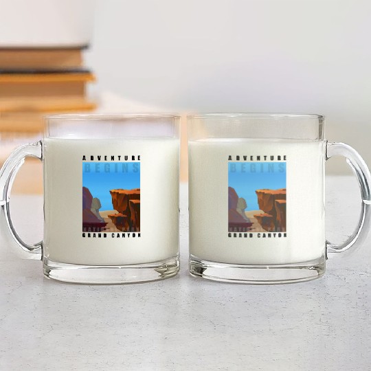 Adventure Grand Canyon cool design Glass Mugs