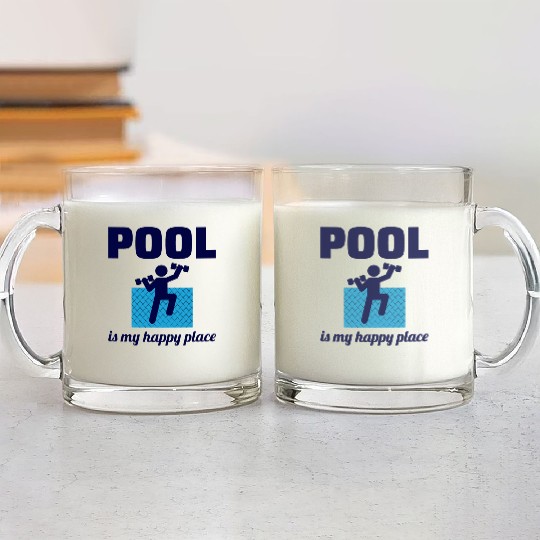 Water Aerobics Aquatic fitness Aqua Exercise Pool Glass Mugs