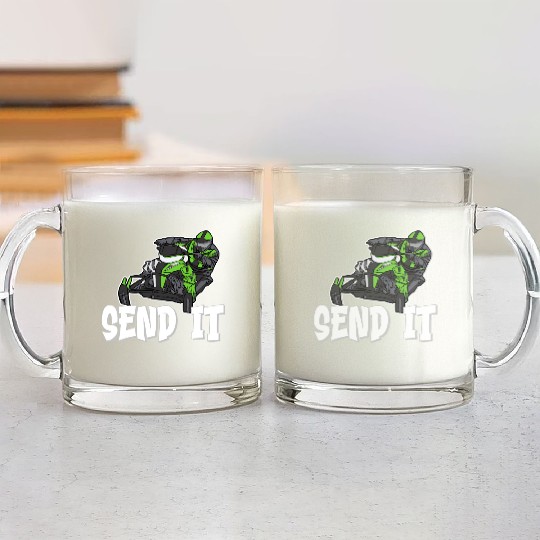 Extreme Gonna Send It Glass Mugs